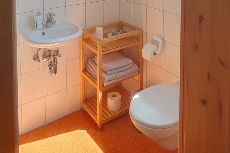 Dusche / WC Doppelzimmer