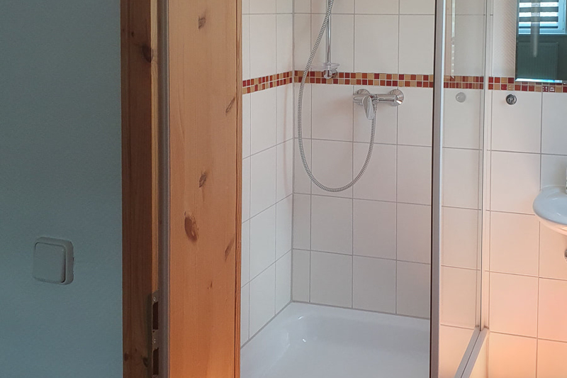 Dusche Doppelzimmer