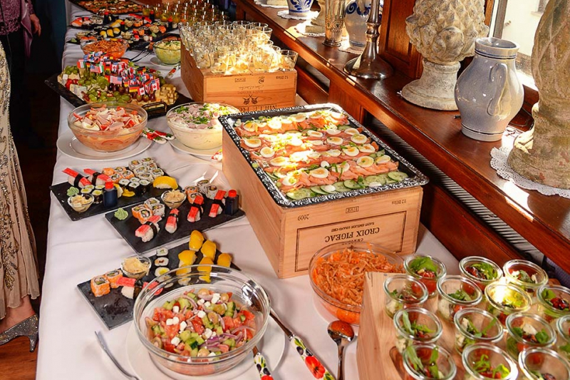 Hochzeitsbuffet in der Gänstestube