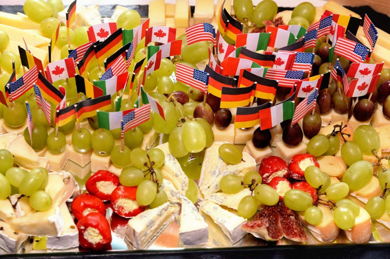 Hochzeitsbuffet - Internationale Käseplatte